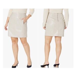 KENDALL + KYLIE Women's Mini Vegan Leather Skirt